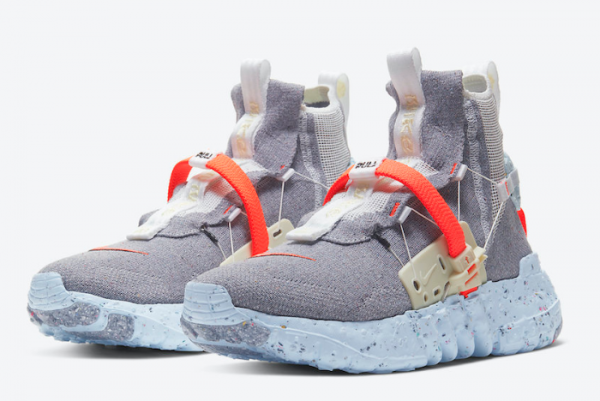 Nike Space Hippie 03 'This Is Trash' Vast Grey Hyper Crimson CQ3989-001: Sustainable Sneakers for Modern Style